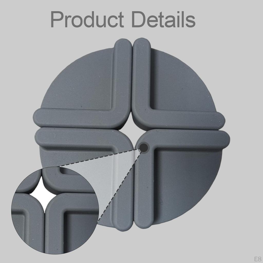 4 Pieces Cutting Board Feet Chopping Boards Replace Warm Gifts Silicone Foot Pad