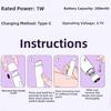 USB Rechargeable Electric Shaver Double Razor Head Women Hair Remover Bikini Trimmer  Legs Body
