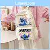 Stitch Cartoon Backpack For Kids With Breathable Nylon And Cloud Cushion Straps