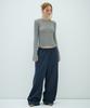 Obeodyupeulleeo Kid Mohair Flared Sleeve Knit_Grey