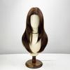 QianSi JiaRen Women's Wig with Imitation Hand-Tied Large Scalp, Lace, Windproof Buckle for Thickening and Full Head Coverage; No Wig Cap Needed.
