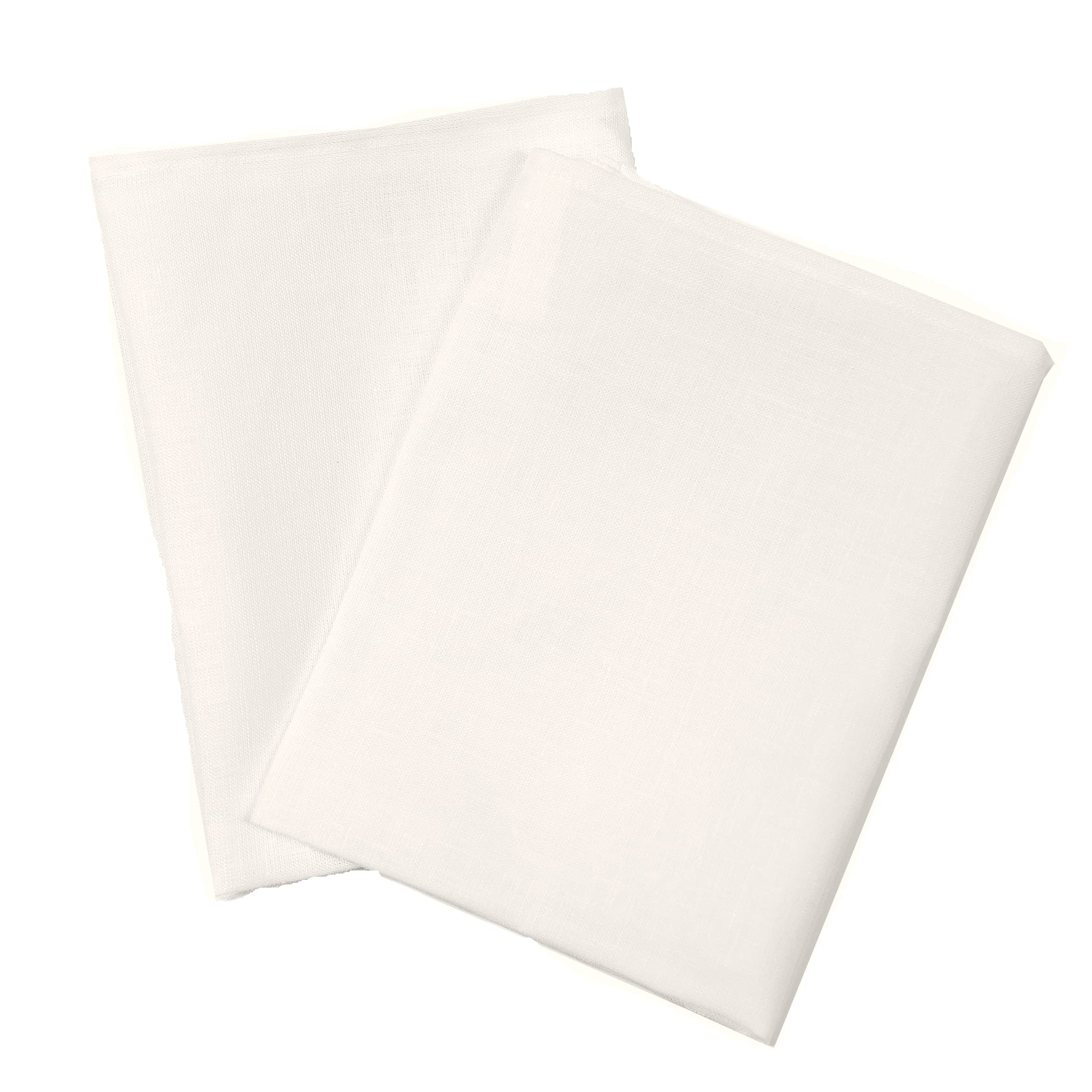 

CALIENTE Литва Лен Лен Большая Кухонная Ткань Полотенце Салфетка для Ланча Плоский Белый Набор из 100% (большой (47x70см), (Выкл - Обычный) 2)