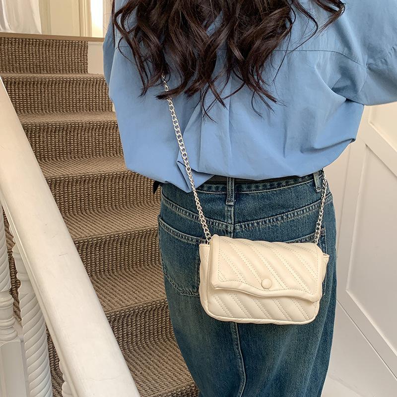 Bag Women'S Messenger Bag High-End Small Fragrant Chain Bag Women'S Versatile Mini Messenger Small Square Bag