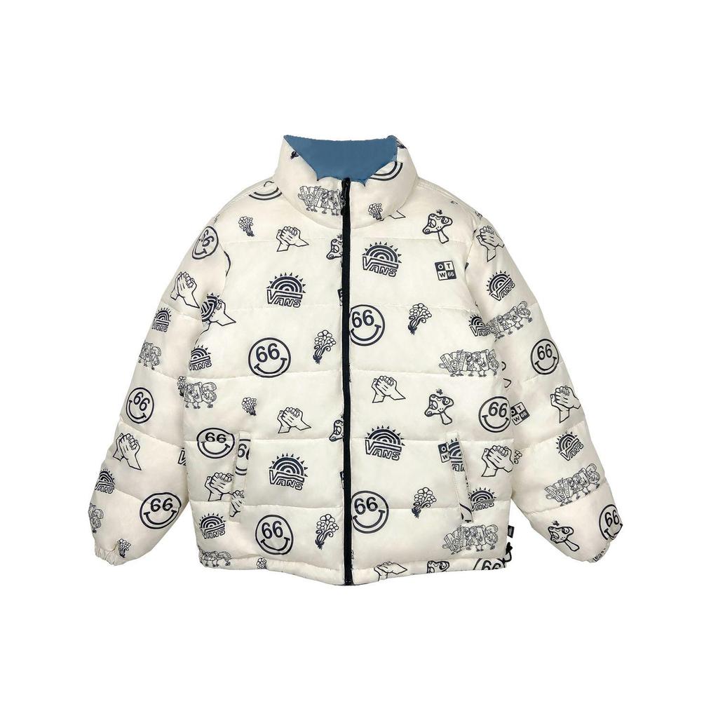 Vans Lässige Muster Wende-Sport-Warme Baumwolljacke Herrenjacke Weiß VN0A5F6YHKC