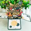 3D Birthday Card Pop-Up Happy Birthday Greeting Card Gift Box with Envelope Handmade Foldable Celebration Card for Family&Friend