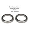 Bicycle Front Fork Bowl Set Aluminium Alloy Waterproof Anodized Bicycle Headset Spacer for 44?50.6mm Tapered Head Tube Frame