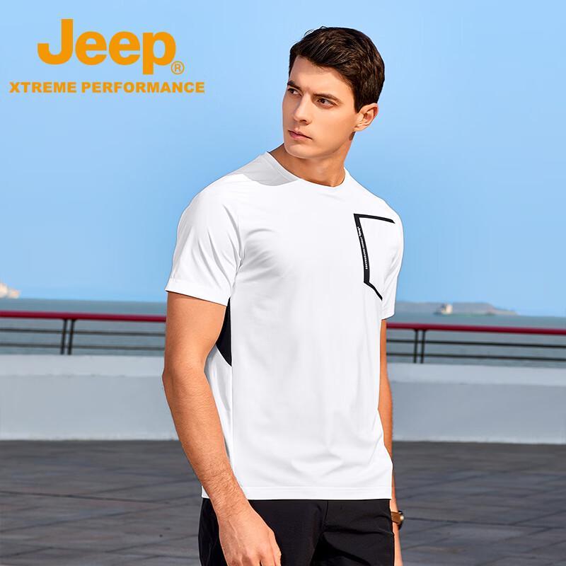 Jeep Men s UPF50+ Quick-Dry Outdoor Sports T-Shirt 4XL