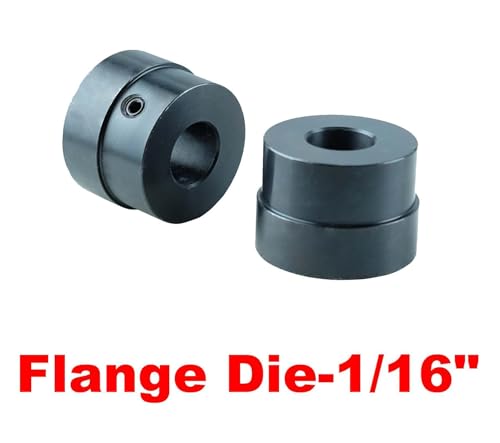 KASTFORCE KF5020 Bead Roller Flange Die Set, Compatible with 22mm Shafts, Set of 6 (3 Types), for Thin Metal Machining, Heat-Treated Tool Steel