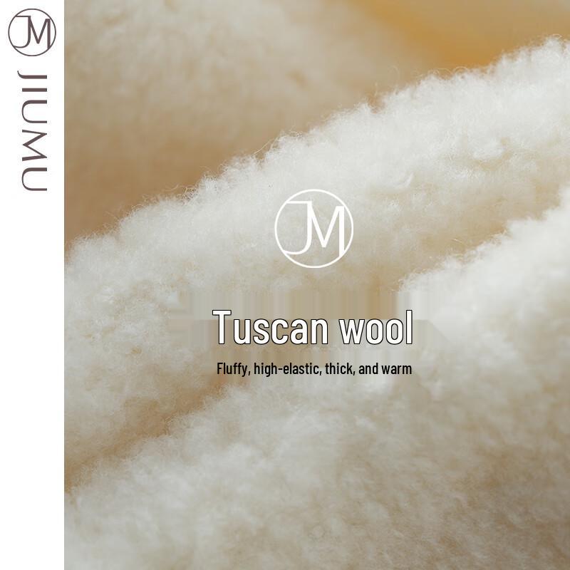 JIUMU Women's Thick Wool Short Scarf
