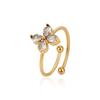18K Gold Plated Stainless Steel Zircon Jewelry Set for Women Waterproof Cubic Zirconia Necklace Fashion Jewelry