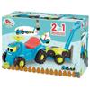 Träger Traktor Anhänger + Rasenmäher 103,5 cm - ECOIFFIER - Für Baby - Mehrfarbig - Herkunft Frankreich Garantie