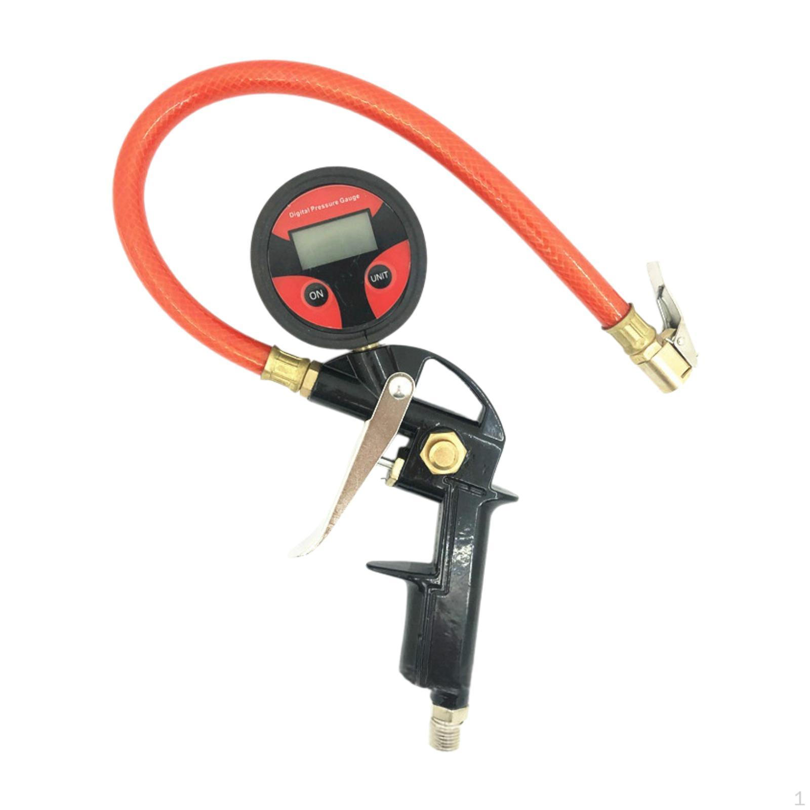 

Digital Pressure Gauge Tire Tester 0.1 Display Resolution Inflator for RV