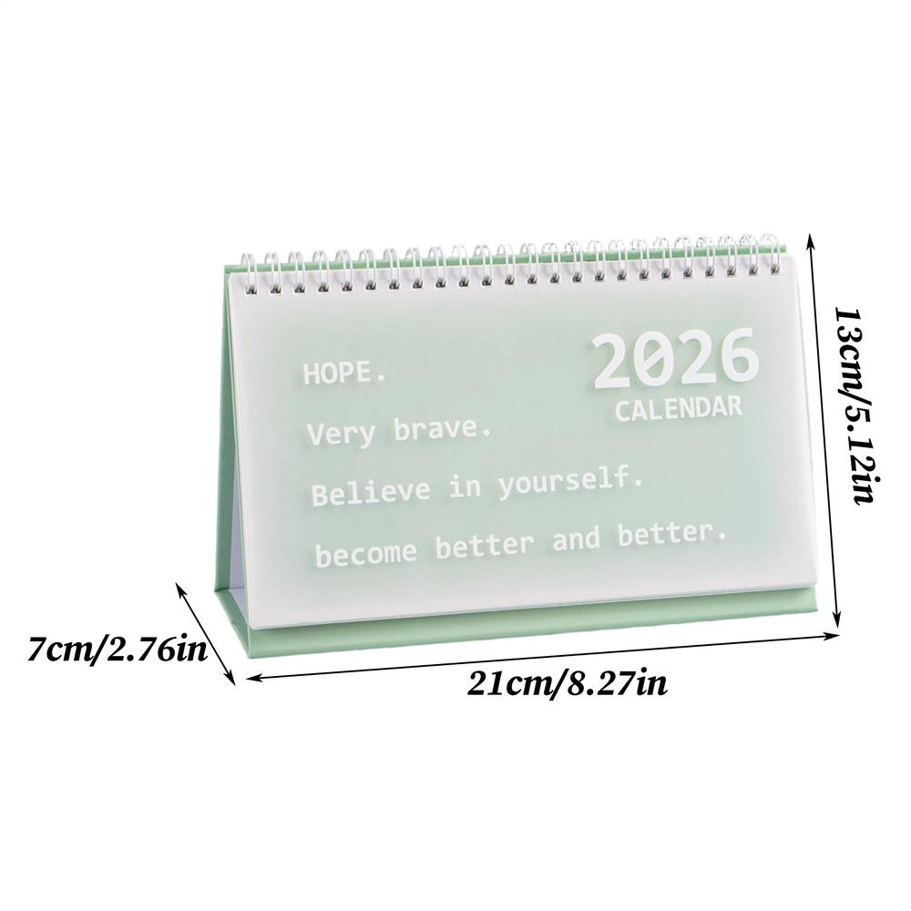 Calendar For Desk 2026 Korean Style Portable Decoration Organizer Aesthetic Desk Calendar Planner For Teacher Classroom Offices