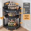 Tingle 3-Tier Corner Countertop Spice Rack