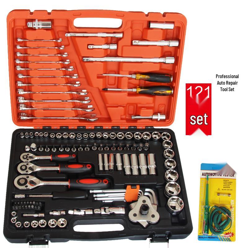 40-Piece Star and Hex Bit Socket Set for Auto Repair and Maintenance