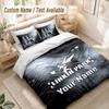 Custom Name Bedding Set 3 PiecesLinkin Park Print Duvet Cover + 2 Pillowcases Soft Bed Decor