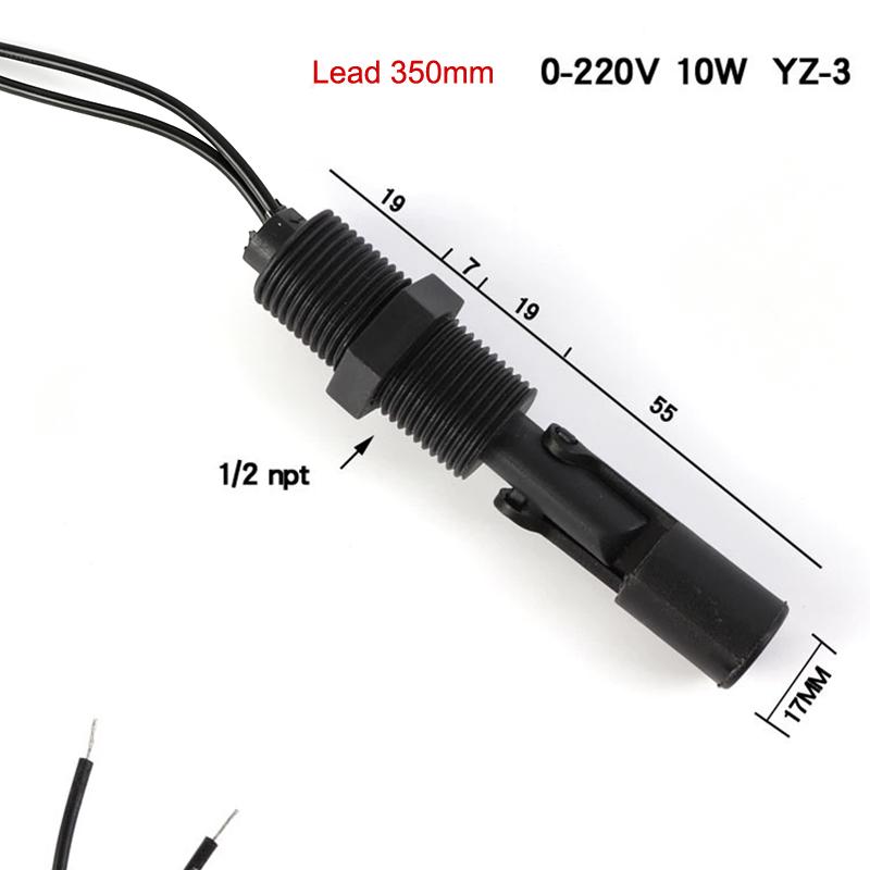 Horizontal Float Sensor Switch Long Service Life Side Mount Water Level Controller for Industrial Sewage Treatment Tank