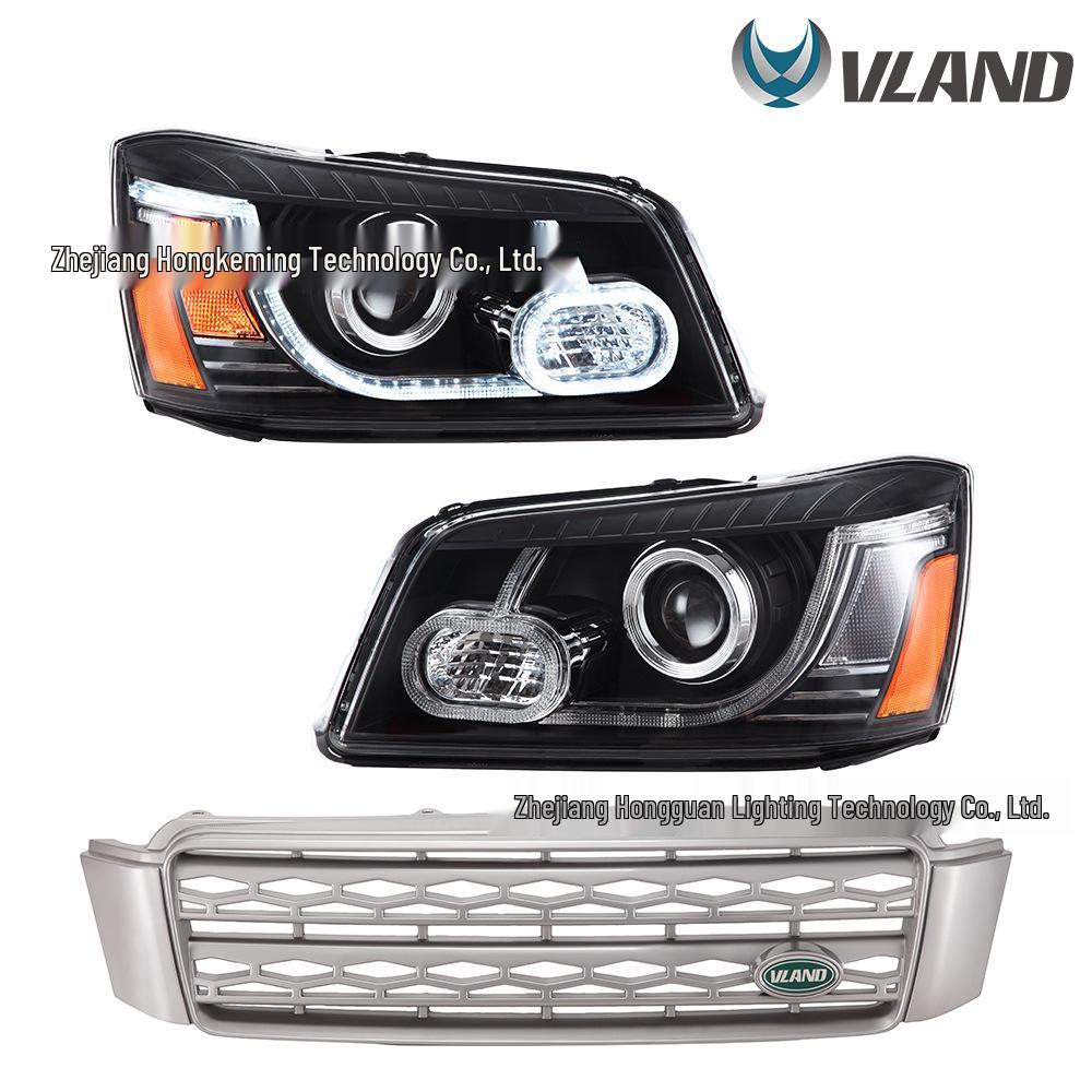 LED Headlight & Daytime Running Light Assembly for 2001-2007 US Toyota Highlander