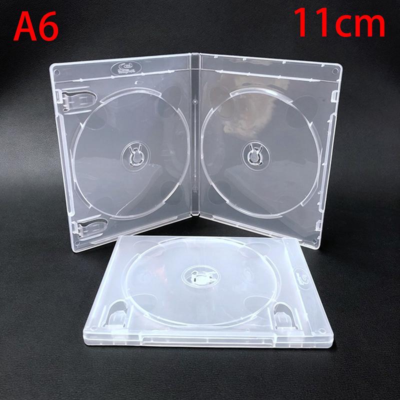 1Pc Plastic Single/Double/3/4 Piece Discs Cd Game Case Cover Thickened Cd Dvd Disc Protective Storage Box Organizer