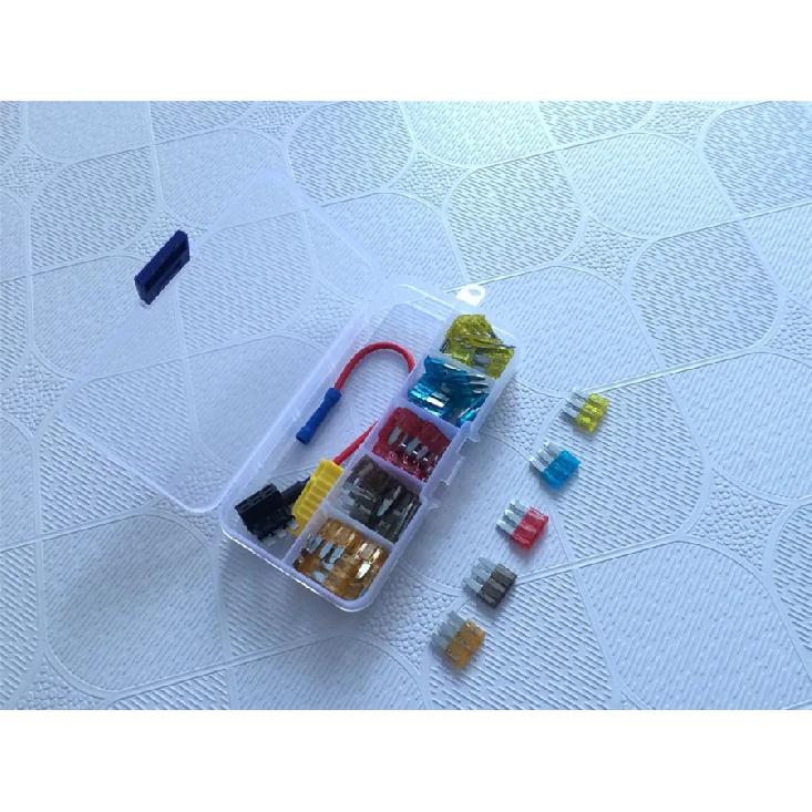 50Pcs/Set Fuse 3 Pins Automotive Car Fuse for Ford Focus Mondeo Dodge 5A 7.5A 10A 15A 20A
