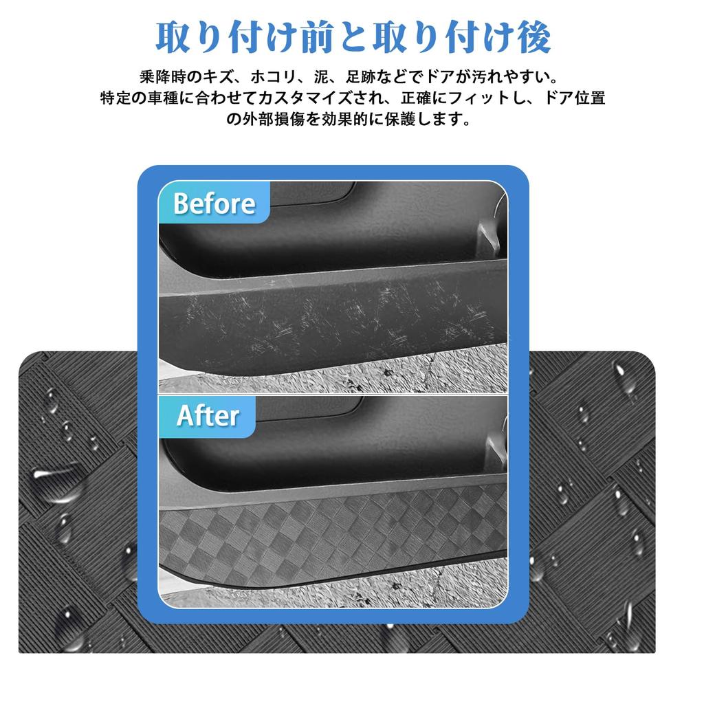 SHAOHAO Set of 2 TPU Improved Material Toyota Sienta 10