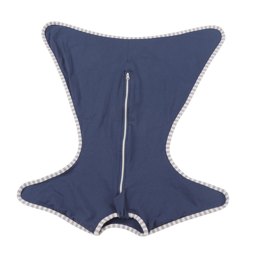 Baby Swaddle Cotton Anti Startle Soft Widened Hem Zipper Design Baby Swaddle Blanket for Aged 0 To