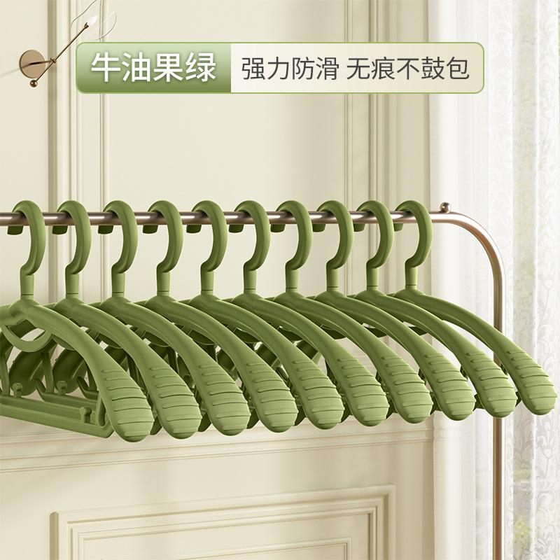Xingyou hanger seamless household hanging clothes anti-shoulder angle non-slip drying clothes rack windproof storage wide shoulder clothing support