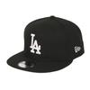 New Era Los Angeles Dodgers 9FIFTY Snapback Cap, Men's, Black and White, Baseball Cap [Parallel Import]