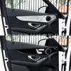 Piano Black Door Trim Sticker for 2014-2020 Mercedes C-Class W205 Interior