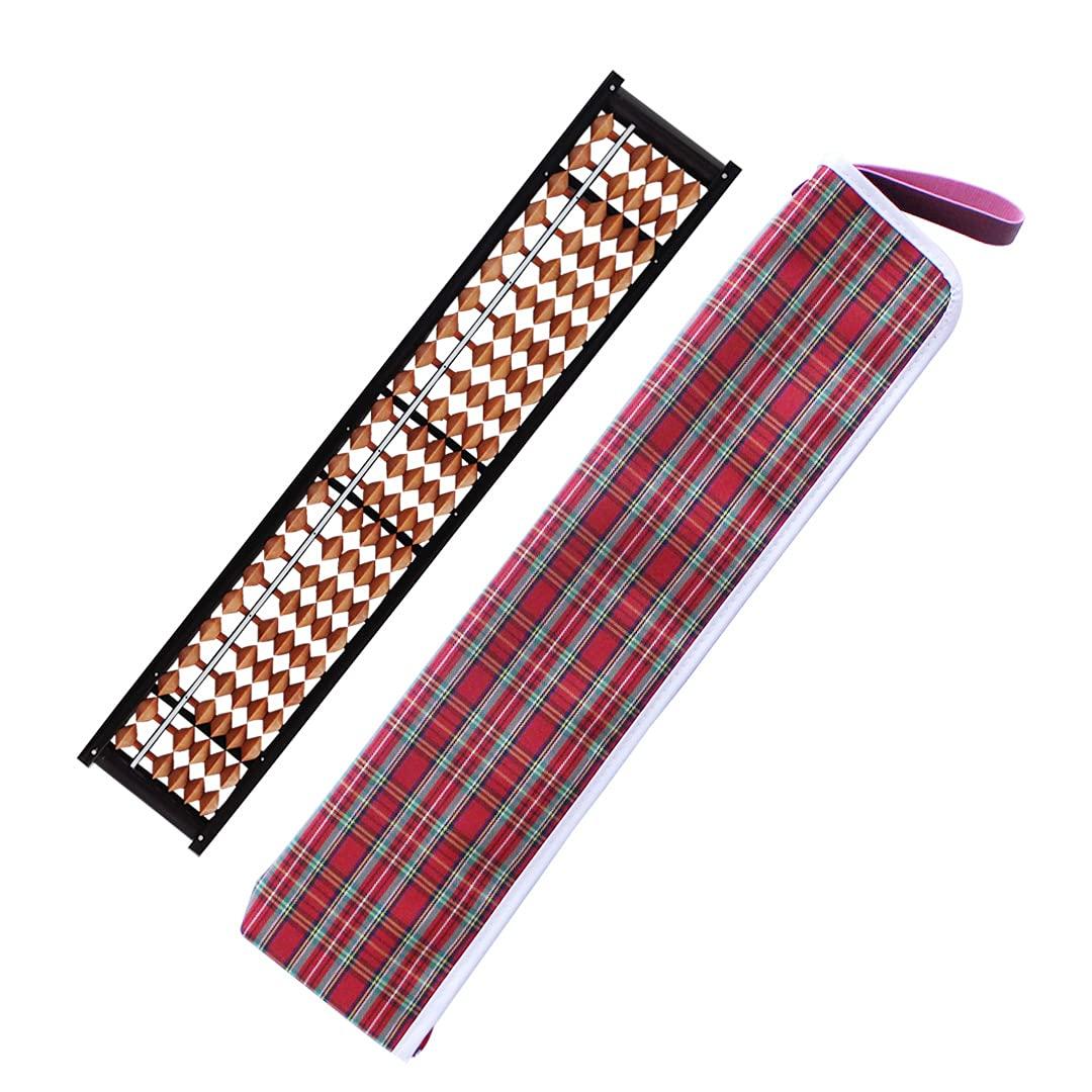 

Tomoe Abacus with Case, 4 Beads, 23 Digits, Red Abacus Case, FG3352