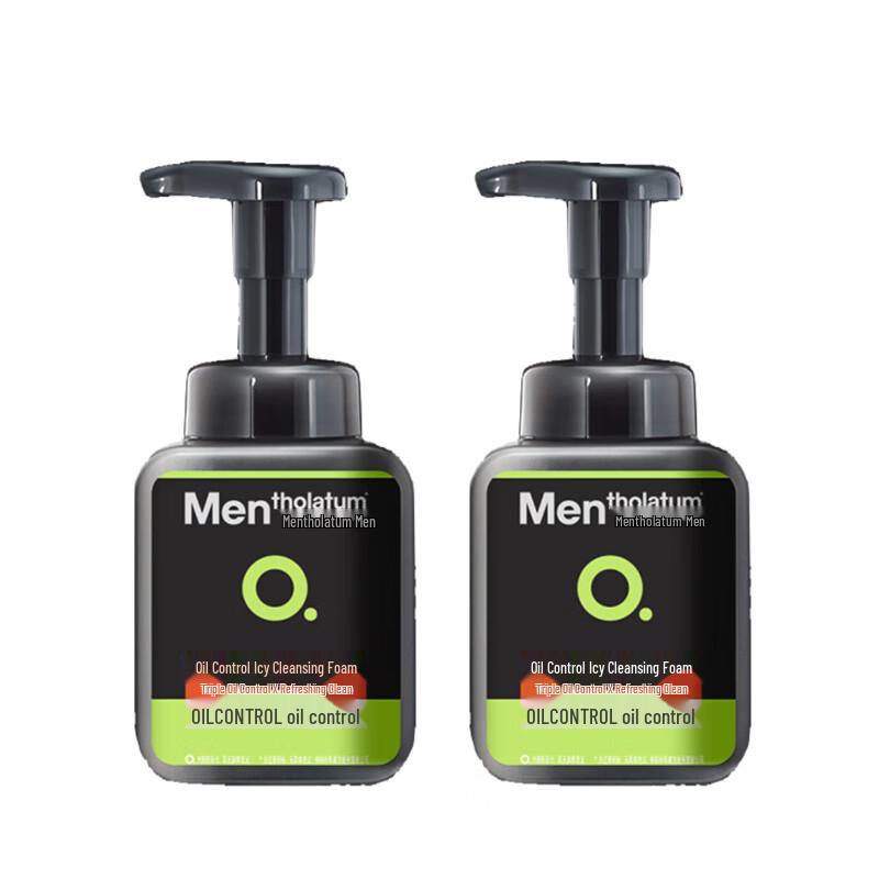 Mentholatum Men s Oil Control Ice Facial Cleanser (Twin Pack)