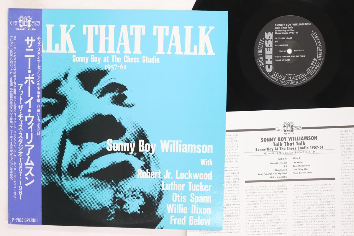 

Виниловая пластинка SONNY BOY WILLIAMSON Talk That Talk Sonny Boy At The C PLP6023 CHESS 1984 Япония Obi Блюз Б/у