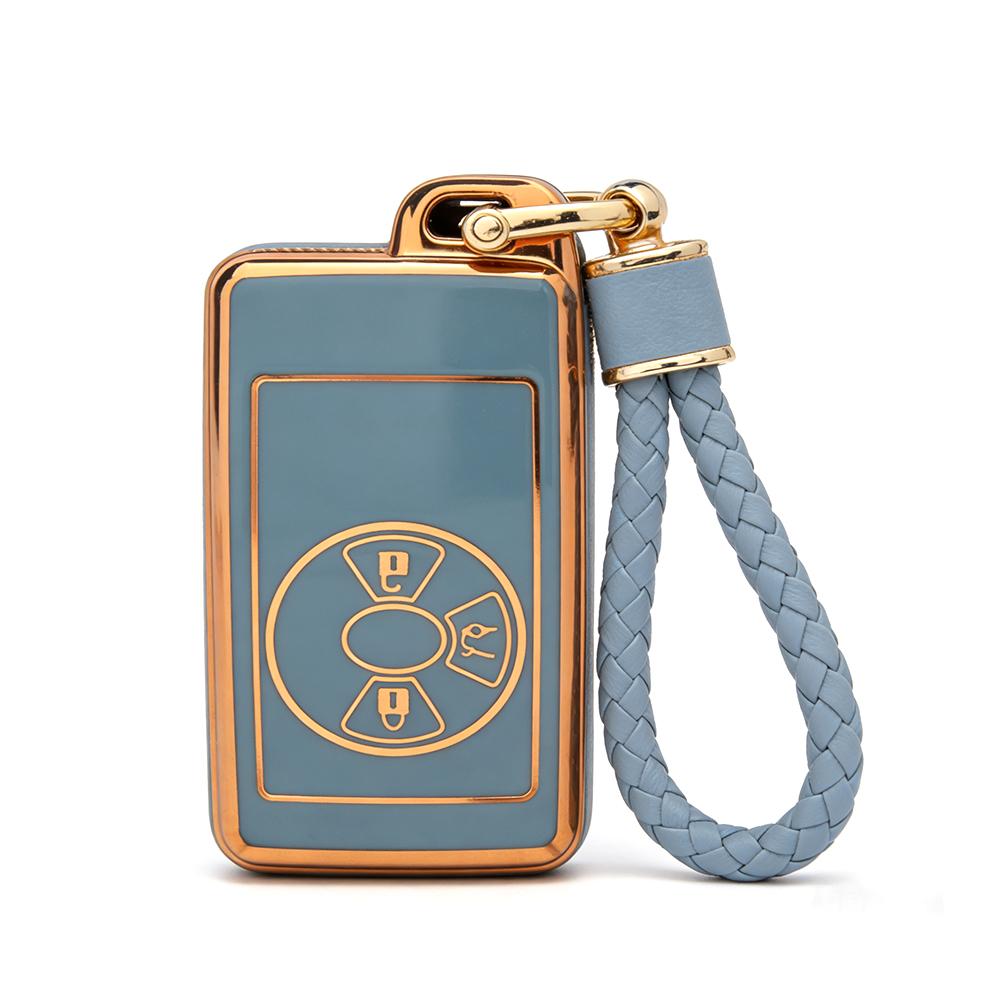 Original Color Car Key Case Cover Shell For LEAPMOTOR C01 B10 C11 Anti-Scratch Durable Auto Key Protector Garnish Accessories