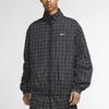 Nike Lab Casual Sport Woven Reflective Grid Jacket Men Outerwear Black DA0311-010
