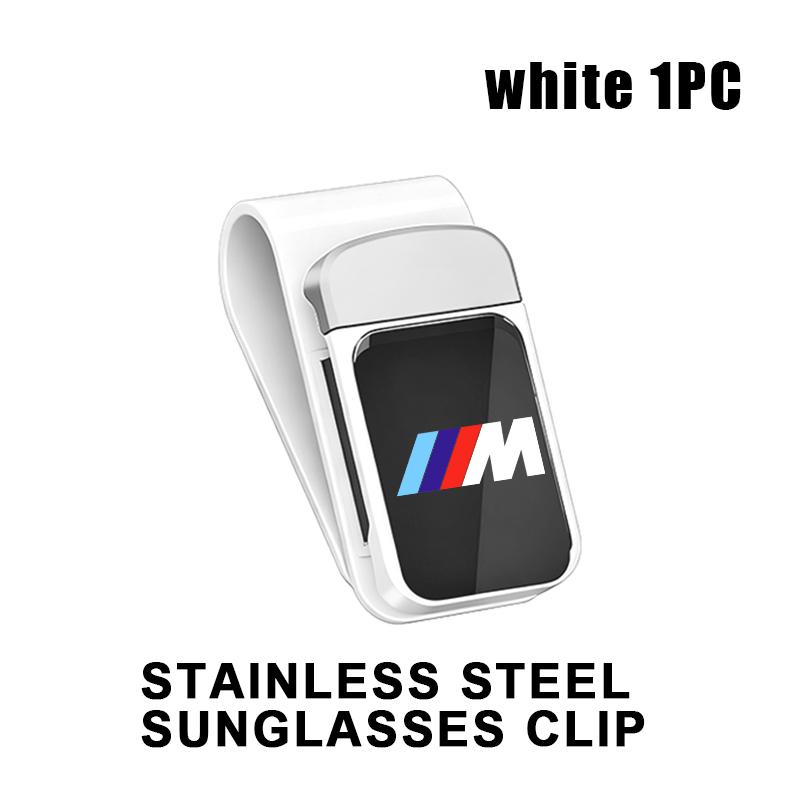 Car Sunglass Holder Magnetic Stainless Glasses Eyeglass Holder For BMW M F10 F20 F30 F40 F15 F25 F26 F31 F49 E62 E83 E84