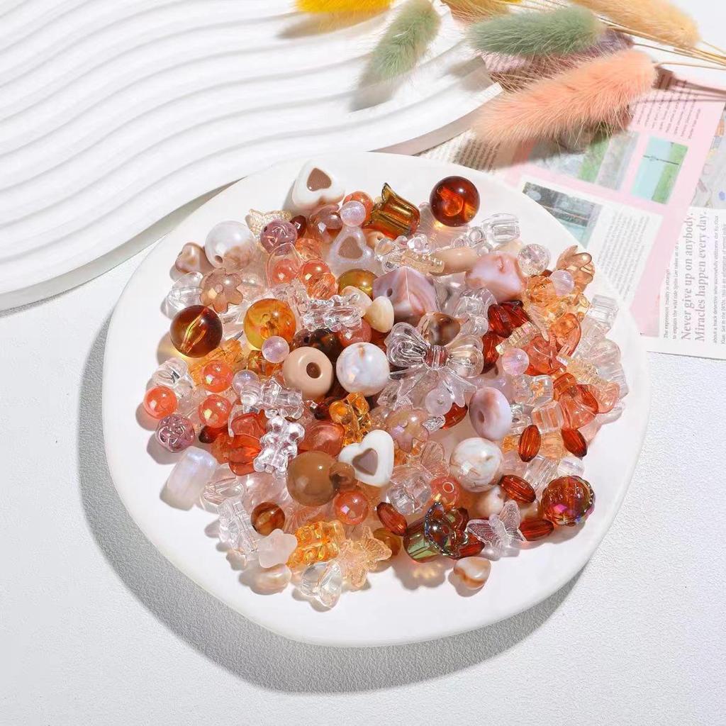 Colorful Loose Beads for DIY Jewelry and Phone Lanyards