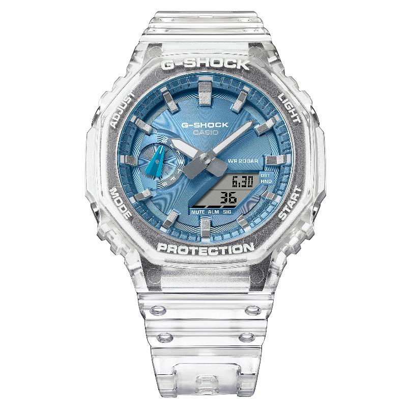 Casio G-SHOCK Men's Resin 200M Water Resistant Analog Shock Resistant Quartz Watch GA-2100BM-7A2