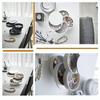 Rotating Jewelry Box 4 Tier Storage Case Earring Bracelet Rings Girl Gifts Necklace Organizer