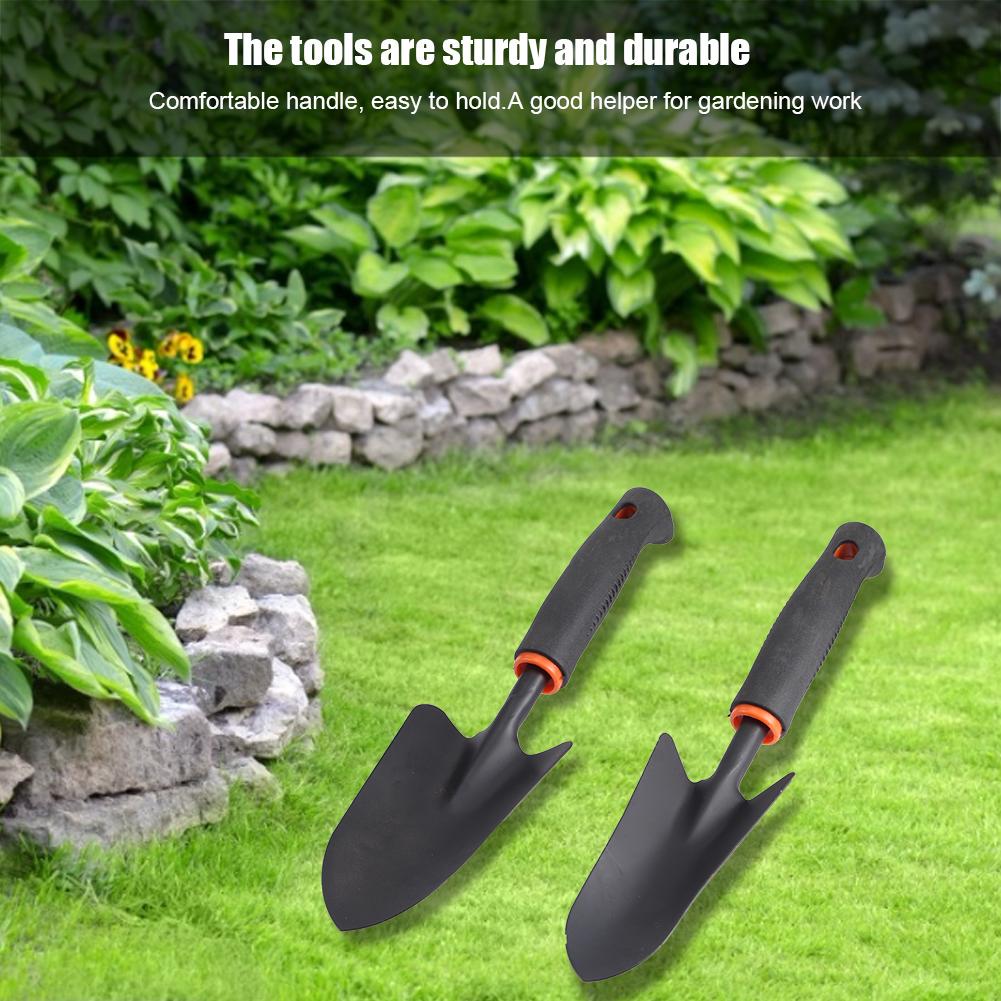 4Pcs Set Thickened Garden Shovel Rake Tool Set Home Gardening Accessories for Flower Planting