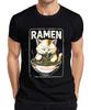 Raunisex Cat Noodle Japanese Kawaii Funny Food Gift Retro Unisexs Tshirt