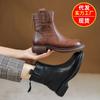 2026 New Autumn Winter Shoes Women Boots Thick Sole Women Ankle Boots Brand Ladies Winter Footwear Warm Plush Black Brown