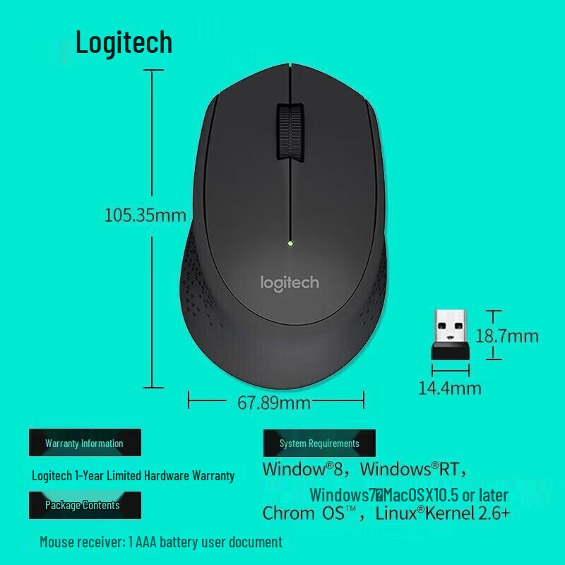 Logitech M280 Wireless Office Mouse