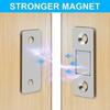 Magnetic Cabinet Catches Strong Magnet Sticker Punch-Free Self-Adhesive Latch Hidden Door Closer for Kitchen Cupboard Cabinet Drawer Furniture