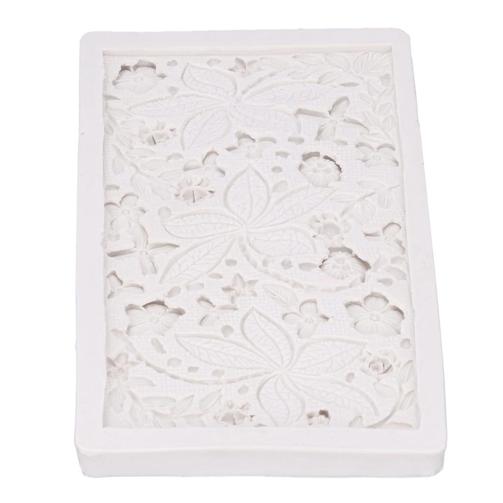 Flower Leaf Fondant Mold DIY Cake Decoration Silicone Mold for Candy Chocolate Soap