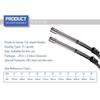 Wiper Blades For Volkswagen VW Touareg 7L 2003 - 2010 Front Rear Windshield Brushes Windscreen Car Accessories Cover Spring 2008