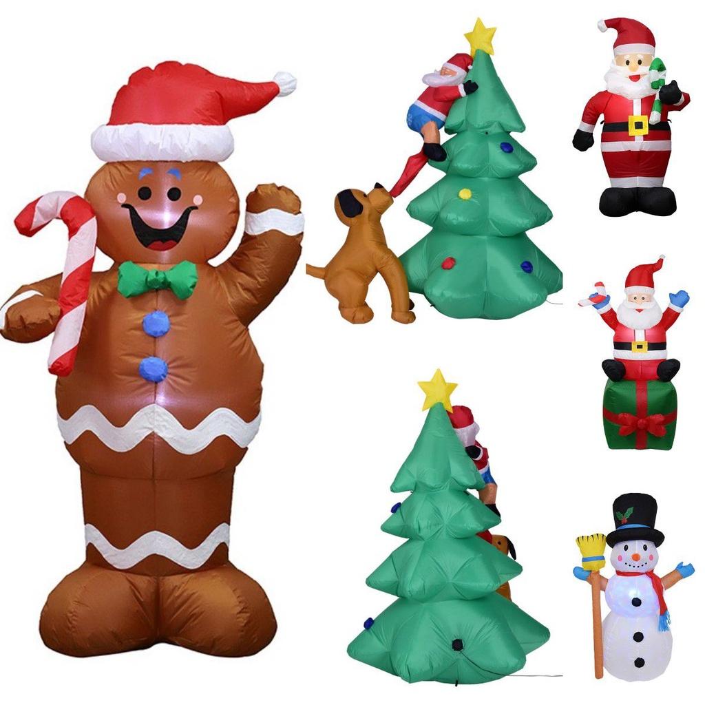 Giant Christmas Inflatable Santa Snowman Outdoor Yard Ornament Xmas Decorations