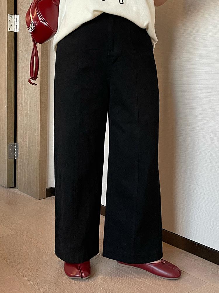 Plus Size Women's High-Waisted Wide-Leg Casual Pants (Style NK1377)
