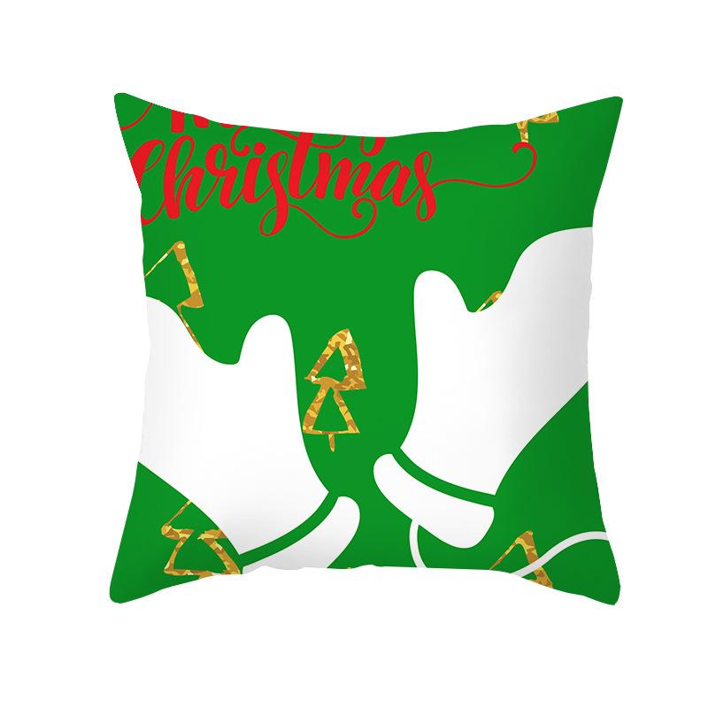 

Nordic Christmas Pillowcase Printed Elk Snowflake Sofa Cushion Cover Office Cushion Cover Home 45 * 45Cm (without pillow core)
