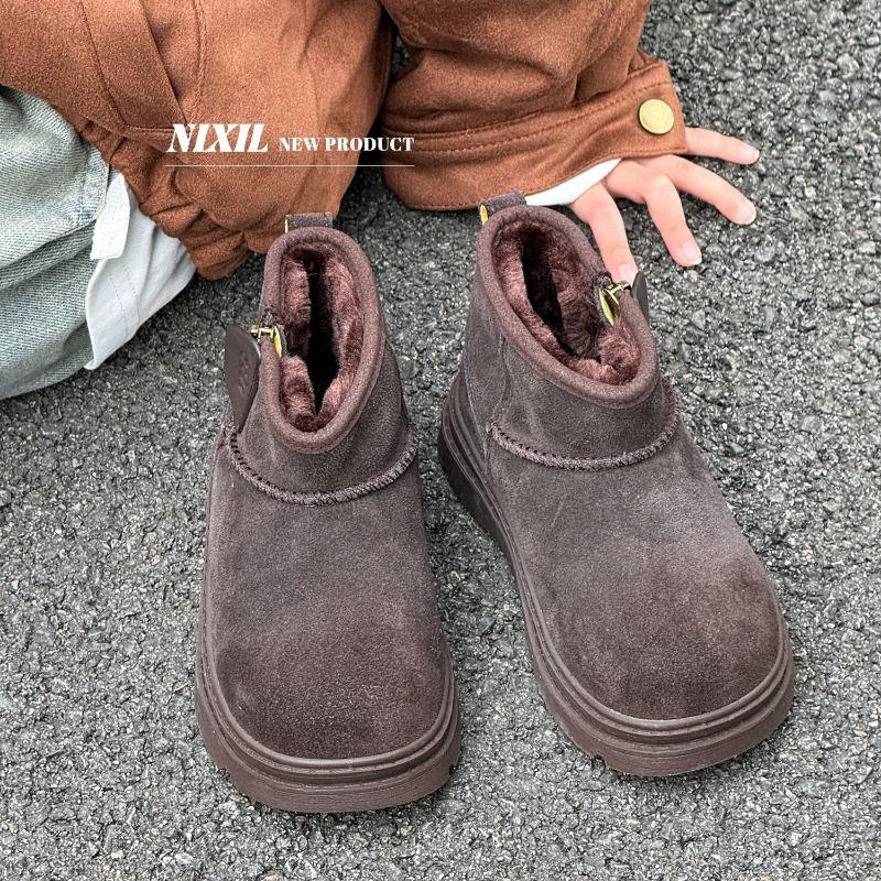 

Зимние новые детские ботинки из матовой кожи, утепленные хлопком, модные универсальные полированные сноубутсы для мальчиков и девочек 26-30 yards whole hand 5 pairs starting approval