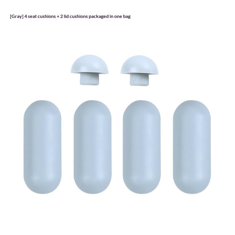 4/8Pcs Toilet Lid Cushion Toilet Seat Cushion-Pads Cover Shock-Proof Buffers Bumpers Bathroom Accessories Parts